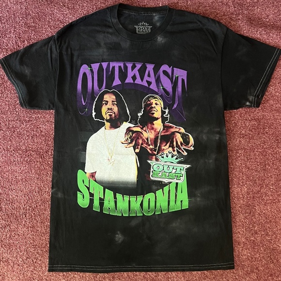 OUTKAST STANKONIA ACID WASH GRAPHIC T SHIRT SIZE M - Picture 1 of 6